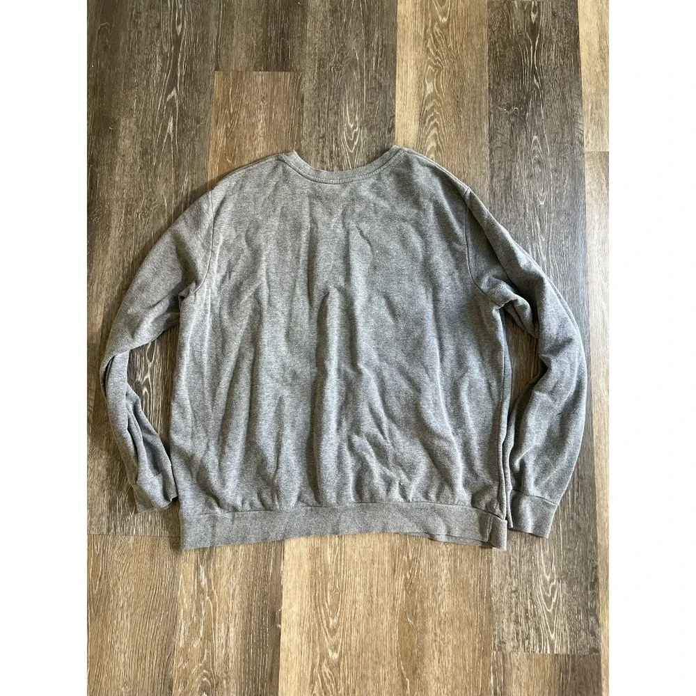 Grey Mickey Mouse Sweatshirt Adult Men's Xxl